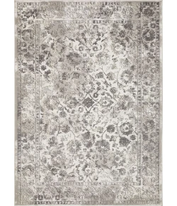 Loomaknoti Aysal Alazah Cream/Gray EAY001 9 ft. 10 in. X 12 ft. 10 in. Rectangle Rug