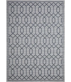 Loomaknoti Breyleigh Chendler Cream/Blue EB001 7 ft. 10 in. X 9 ft. 10 in. Rectangle Rug