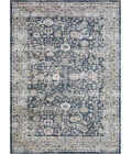 Loomaknoti Kehleigh Oviel Blue/Cream EK013 6 ft. 7 in. X 9 ft. 2 in. Rectangle Rug