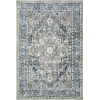 Loomaknoti Kehleigh Avalie Blue/Cream EK017 4 ft. X 6 ft. Rectangle Rug