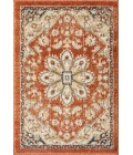 Loomaknoti Malanie Charler Red/Beige EM002 2 ft. X 3 ft. Rectangle Rug