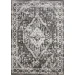 Loomaknoti Rhane Adleigh Gray/Cream ER012 6 ft. 7 in. X 9 ft. 2 in. Rectangle Rug