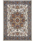 Loomaknoti Alsbrooke Amrenta Cream/Blue EA001 9 ft. 10 in. X 12 ft. 10 in. Rectangle Rug