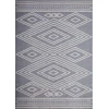 Loomaknoti Kissandrah Bayrend Gray/Cream EKI005 6 ft. 7 in. X 9 ft. 2 in. Rectangle Rug