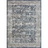 Loomaknoti Kehleigh Oviel Blue/Cream EK013 6 ft. 7 in. X 9 ft. 2 in. Rectangle Rug