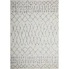 Loomaknoti Kissandrah Barzenski Cream/Gray EKI007 9 ft. 10 in. X 12 ft. 10 in. Rectangle Rug