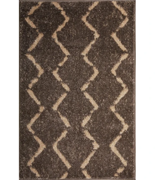 Loomaknoti Kissandrah Brynder Brown/Beige EKI001 2 ft. X 3 ft. Rectangle Rug