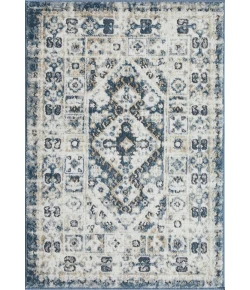 Loomaknoti Kehleigh Avelanz Blue/Cream EK014 2 ft. X 3 ft. Rectangle Rug