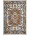 Loomaknoti Alsbrooke Amrenta Cream/Blue EA001 2 ft. X 3 ft. Rectangle Rug