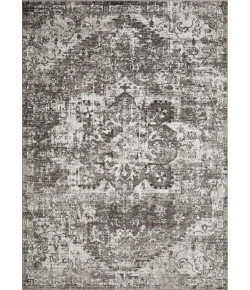 Loomaknoti Rhane Alemern Gray/Cream ER019 6 ft. 7 in. X 9 ft. 2 in. Rectangle Rug