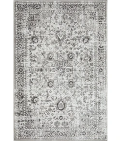 Loomaknoti Rhane Allory Gray/Cream ER014 4 ft. X 6 ft. Rectangle Rug