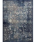 Loomaknoti Aysal Alazah Blue/Cream EAY001 6 ft. 7 in. X 9 ft. 2 in. Rectangle Rug