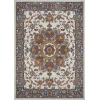 Loomaknoti Alsbrooke Amrenta Cream/Blue EA001 7 ft. 10 in. X 9 ft. 10 in. Rectangle Rug