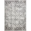 Loomaknoti Rhane Almurz Gray/Cream ER013 6 ft. 7 in. X 9 ft. 2 in. Rectangle Rug