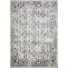 Loomaknoti Rhane Almurz Gray/Cream ER013 6 ft. 7 in. X 9 ft. 2 in. Rectangle Rug