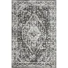 Loomaknoti Rhane Adleigh Gray/Cream ER012 4 ft. X 6 ft. Rectangle Rug