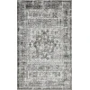Loomaknoti Rhane Andallie Gray/Cream ER016 3 ft. 3 in. X 5 ft. 3 in. Rectangle Rug