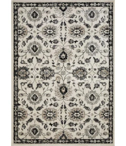 Loomaknoti Celena Ashbil Cream/Blue EC005 6 ft. 7 in. X 9 ft. 2 in. Rectangle Rug