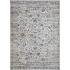Loomaknoti Kehleigh Oviel Cream/Blue EK013 6 ft. 7 in. X 9 ft. 2 in. Rectangle Rug