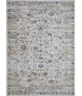 Loomaknoti Kehleigh Oviel Cream/Blue EK013 6 ft. 7 in. X 9 ft. 2 in. Rectangle Rug