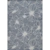 Loomaknoti Breyleigh Cerimia Blue/Cream EB007 6 ft. 7 in. X 9 ft. 2 in. Rectangle Rug