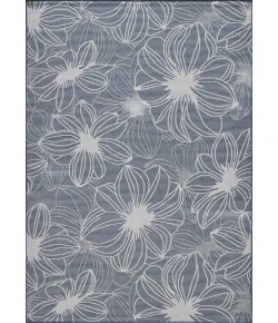 Loomaknoti Breyleigh Cerimia Blue/Cream EB007 6 ft. 7 in. X 9 ft. 2 in. Rectangle Rug