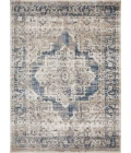Loomaknoti Kehleigh Alarik Blue/Cream EK005 6 ft. 7 in. X 9 ft. 2 in. Rectangle Rug