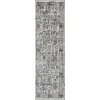 Loomaknoti Rhane Aberd Gray/Cream ER007 2 ft. X 6 ft. 7 in. Rectangle Rug