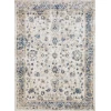 Loomaknoti Kehleigh Adrean Cream/Blue EK008 9 ft. 10 in. X 12 ft. 10 in. Rectangle Rug