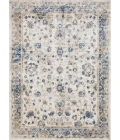 Loomaknoti Kehleigh Adrean Cream/Blue EK008 9 ft. 10 in. X 12 ft. 10 in. Rectangle Rug