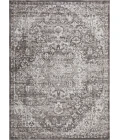 Loomaknoti Rhane Valeina Gray/Cream ER004 6 ft. 7 in. X 9 ft. 2 in. Rectangle Rug