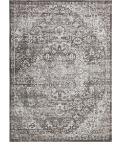 Loomaknoti Rhane Valeina Gray/Cream ER004 6 ft. 7 in. X 9 ft. 2 in. Rectangle Rug