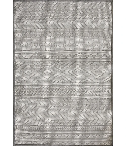 Loomaknoti Breyleigh Canderz Cream/Gray EB008 2 ft. X 3 ft. Rectangle Rug