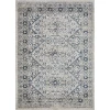 Loomaknoti Kehleigh Avnorie Cream/Blue EK012 7 ft. 10 in. X 9 ft. 10 in. Rectangle Rug