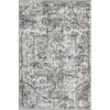 Loomaknoti Rhane Alemern Gray/Cream ER019 2 ft. X 3 ft. Rectangle Rug