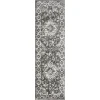 Loomaknoti Rhane Adleigh Gray/Cream ER012 2 ft. X 6 ft. 7 in. Rectangle Rug