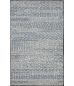 Loomaknoti Breyleigh Canderz Blue/Gray EB008 3 ft. X 5 ft. Rectangle Rug