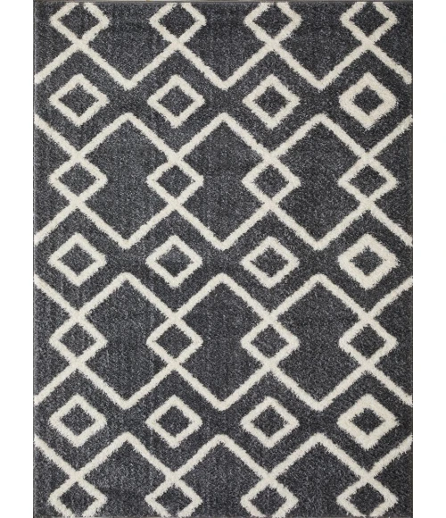 Loomaknoti Vemoa Adeta Blue/Cream EV001 6 ft. 7” X 9 ft. 2” Rectangle Rug