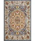 Loomaknoti Alsbrooke Amrenta Blue/Cream EA001 2 ft. X 3 ft. Rectangle Rug