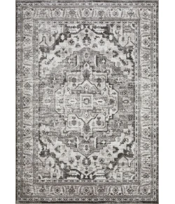 Loomaknoti Rhane Alvner Cream/Gray ER018 7 ft. 10 in. X 9 ft. 10 in. Rectangle Rug