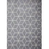 Loomaknoti Kissandrah Beraddo Gray/Cream EKI003 6 ft. 7 in. X 9 ft. 2 in. Rectangle Rug