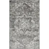 Loomaknoti Rhane Alemern Gray/Cream ER019 3 ft. 3 in. X 5 ft. 3 in. Rectangle Rug