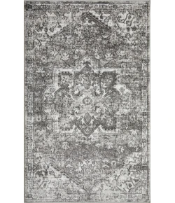 Loomaknoti Rhane Alemern Gray/Cream ER019 3 ft. 3 in. X 5 ft. 3 in. Rectangle Rug