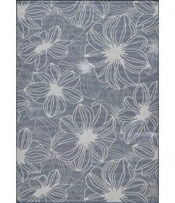 Loomaknoti Breyleigh Cerimia Blue/Cream EB007 7 ft. 10 in. X 9 ft. 10 in. Rectangle Rug