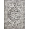 Loomaknoti Rhane Alvner Gray/Cream ER018 6 ft. 7 in. X 9 ft. 2 in. Rectangle Rug