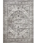 Loomaknoti Rhane Alvner Gray/Cream ER018 6 ft. 7” X 9 ft. 2” Rectangle Rug