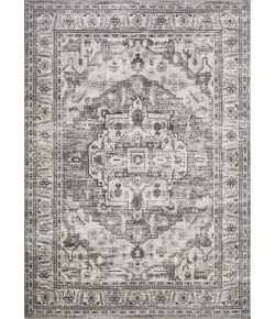 Loomaknoti Rhane Alvner Gray/Cream ER018 6 ft. 7 in. X 9 ft. 2 in. Rectangle Rug