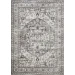 Loomaknoti Rhane Alvner Gray/Cream ER018 6 ft. 7 in. X 9 ft. 2 in. Rectangle Rug