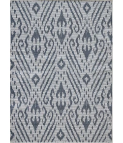 Loomaknoti Breyleigh Calitrah Cream/Blue EB005 7 ft. 10 in. X 9 ft. 10 in. Rectangle Rug