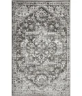 Loomaknoti Rhane Alemern Gray/Cream ER019 3 ft. 3” X 5 ft. 3” Rectangle Rug